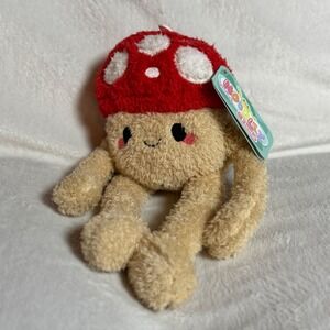Fiesta Noodlez 8.5" Tan & Red Mushroom, Succulent Plush Series 1, New with Tags